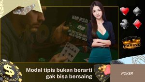 Modal Tipis Bertahan di Meja Poker Online