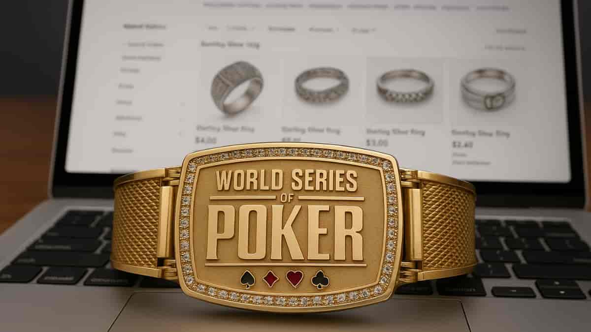Gelang Juara Poker Dunia Dijual di eBay